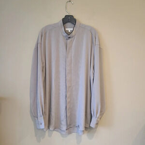 Elliott men's striped shirt sz.L O-neck long sleeve